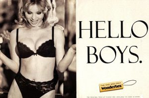 Gossard Wonderbra 1994 UK Eva Herzigova: "Hello Boys"