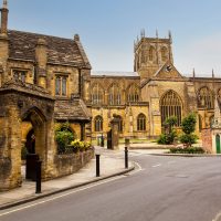 Sherborne Abbey, The Abbey Church of St. Mary the Virgin, Church in Sherborne in the English county of Dorset.